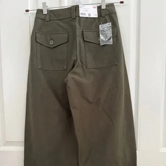 NWT Uniqlo Olive Jersey Barrel Pants size S (Japan) - Picture 3 of 6